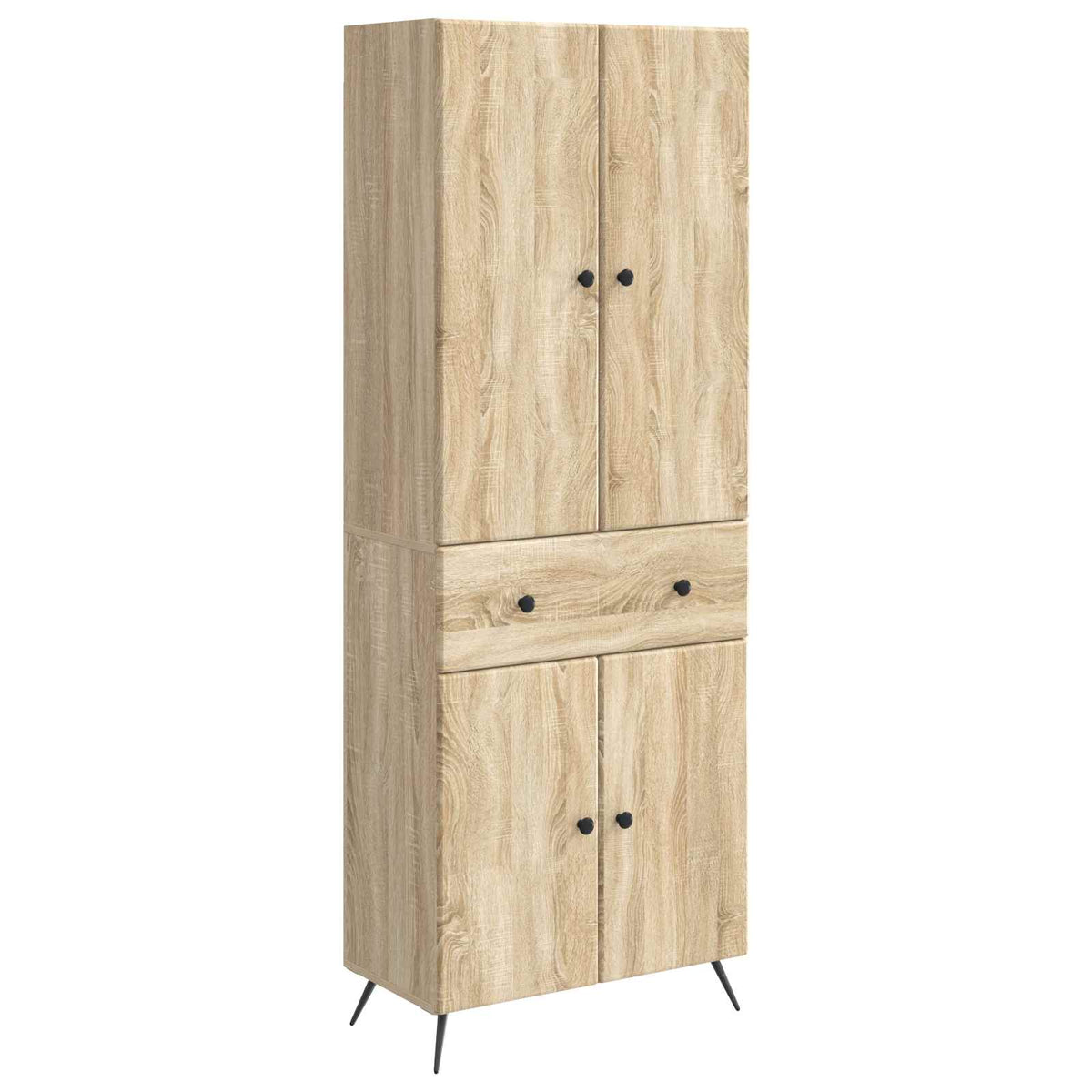 vidaXL 2 pcs Zwart
