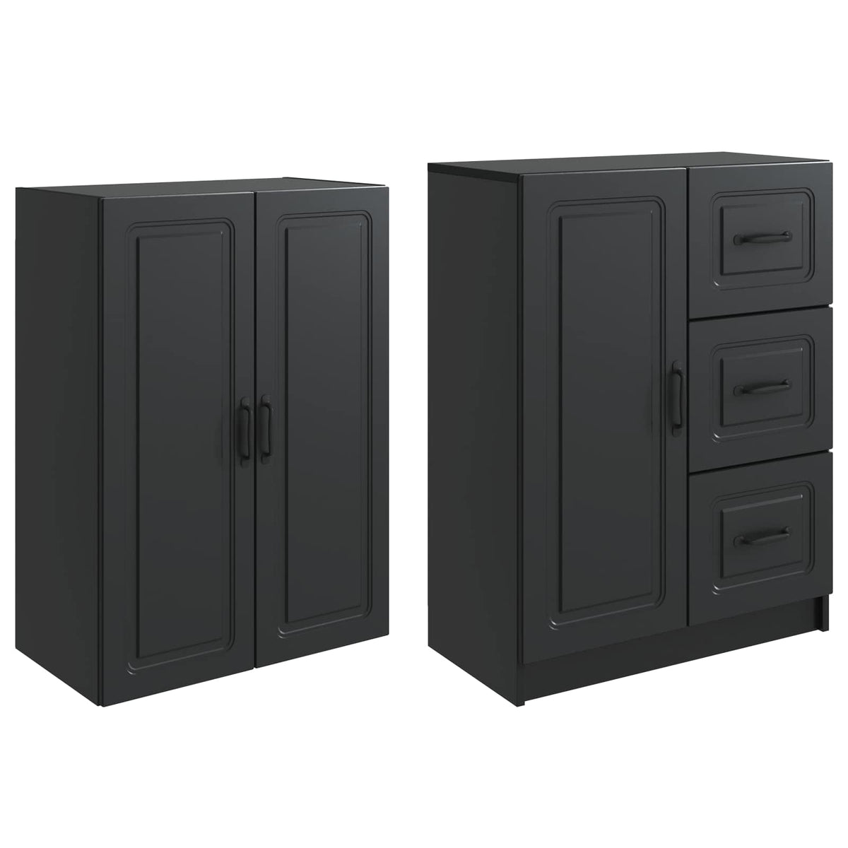 vidaXL Kastenset 2 pcs Sonoma Eiken Bewerkt hout
