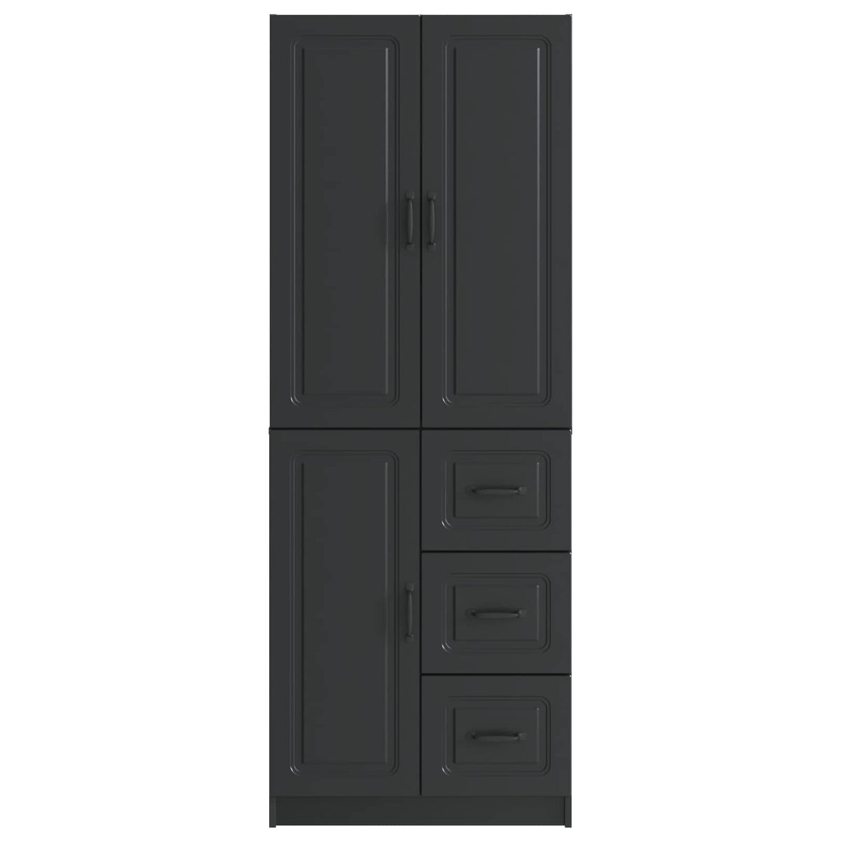 vidaXL Kastenset 2 pcs Sonoma Eiken Bewerkt hout