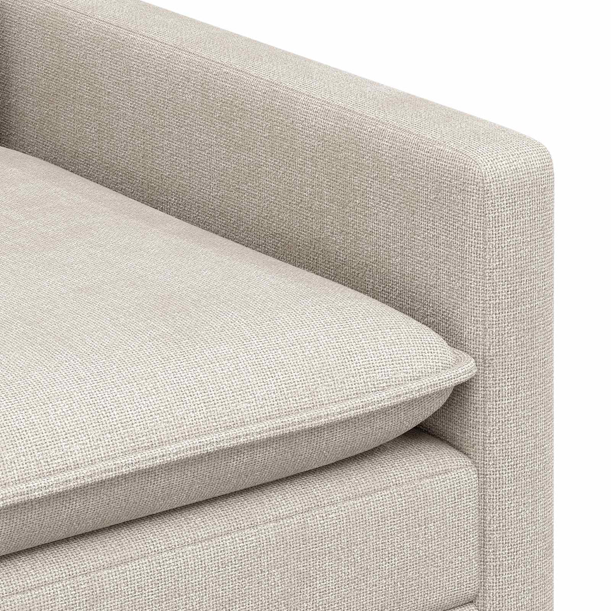 vidaXL Bankstel 2 pcs Crèmekleurig Polyester
