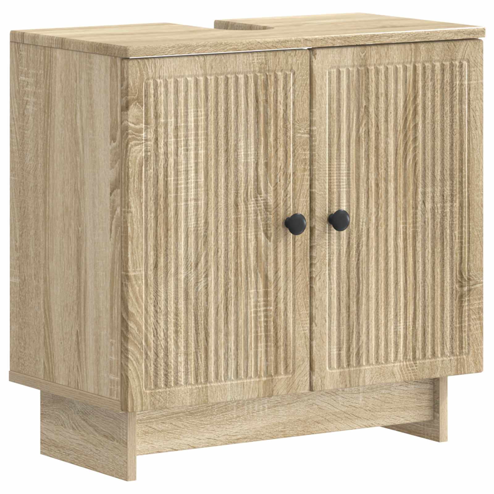 vidaXL 3-delige badkamerkast set EDE Bewerkt hout