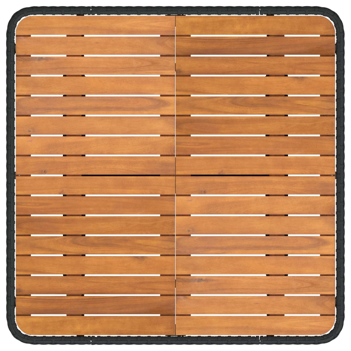 vidaXL Meubelsets met kussen 4 pcs Zwart PE Rattan