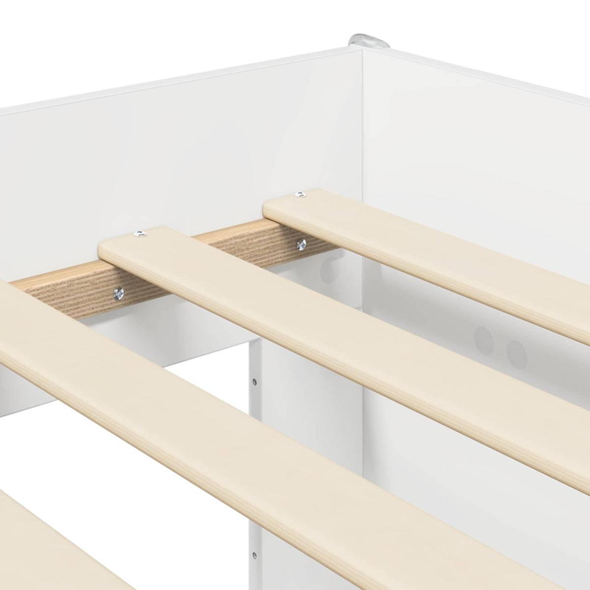 vidaXL Hoge Bed Frame met Bureau voor Kinderen Betongrijs 80 x 200 cm