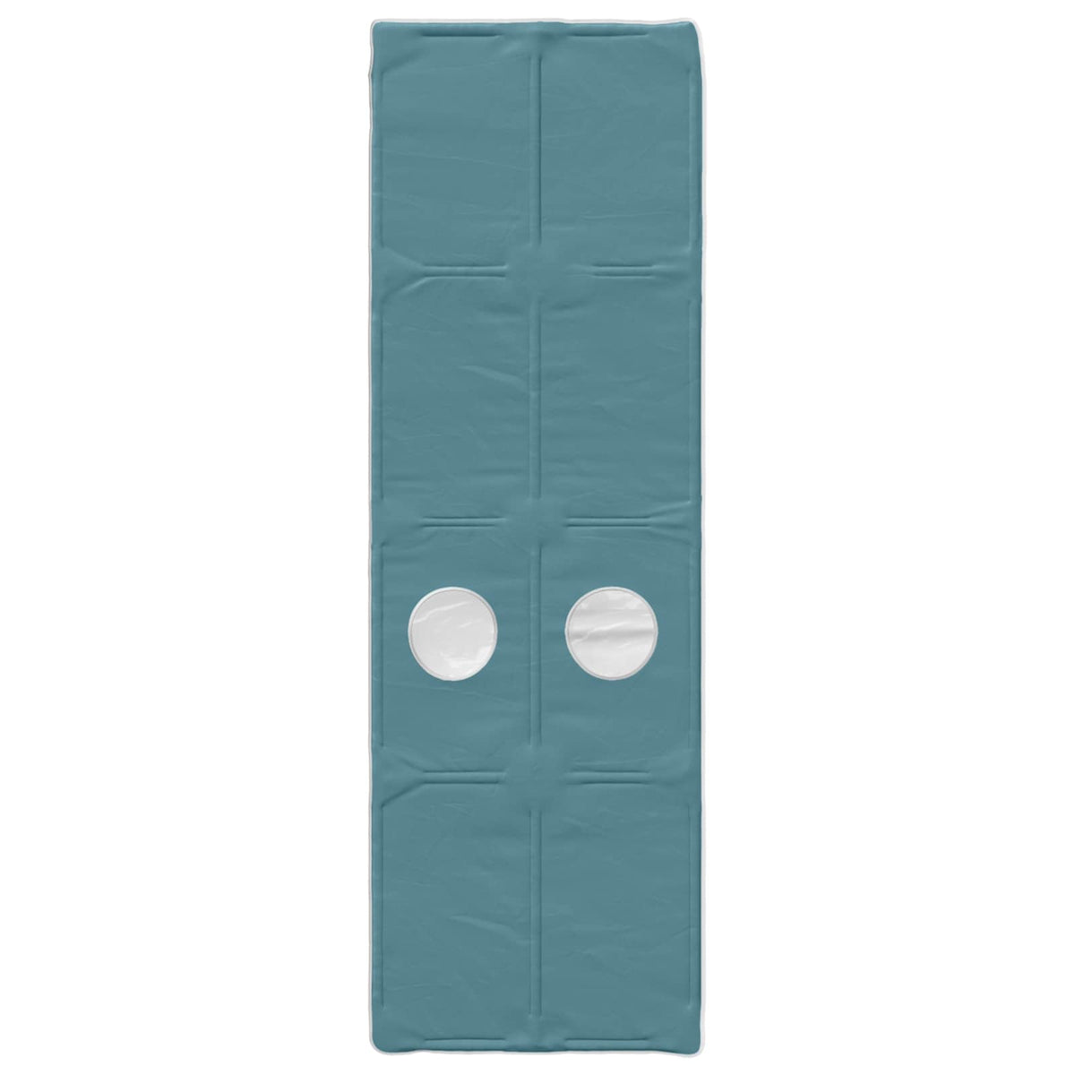 vidaXL Bed met Tunnel 4 pcs Wit en Lichtblauw Bewerkt hout
