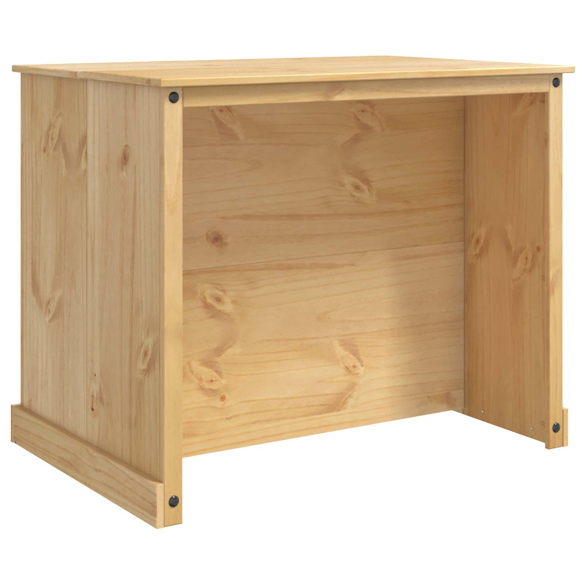 vidaXL Keuken Trolley met plank 2 pcs Honing Wax 112 x 77 x 91,5 cm