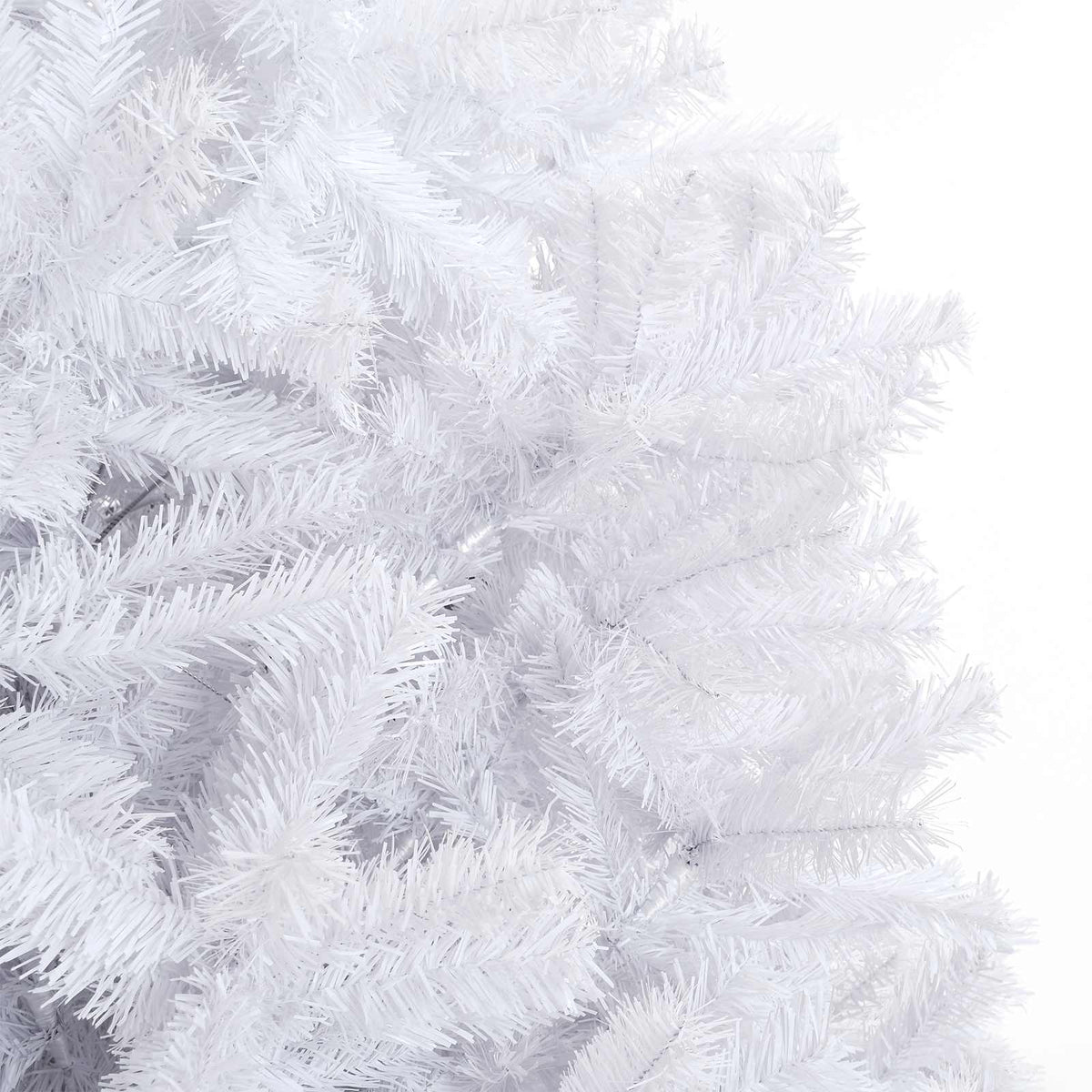 vidaXL Kunstkerstboom met 300 LED Wit 300 cm PVC en staal