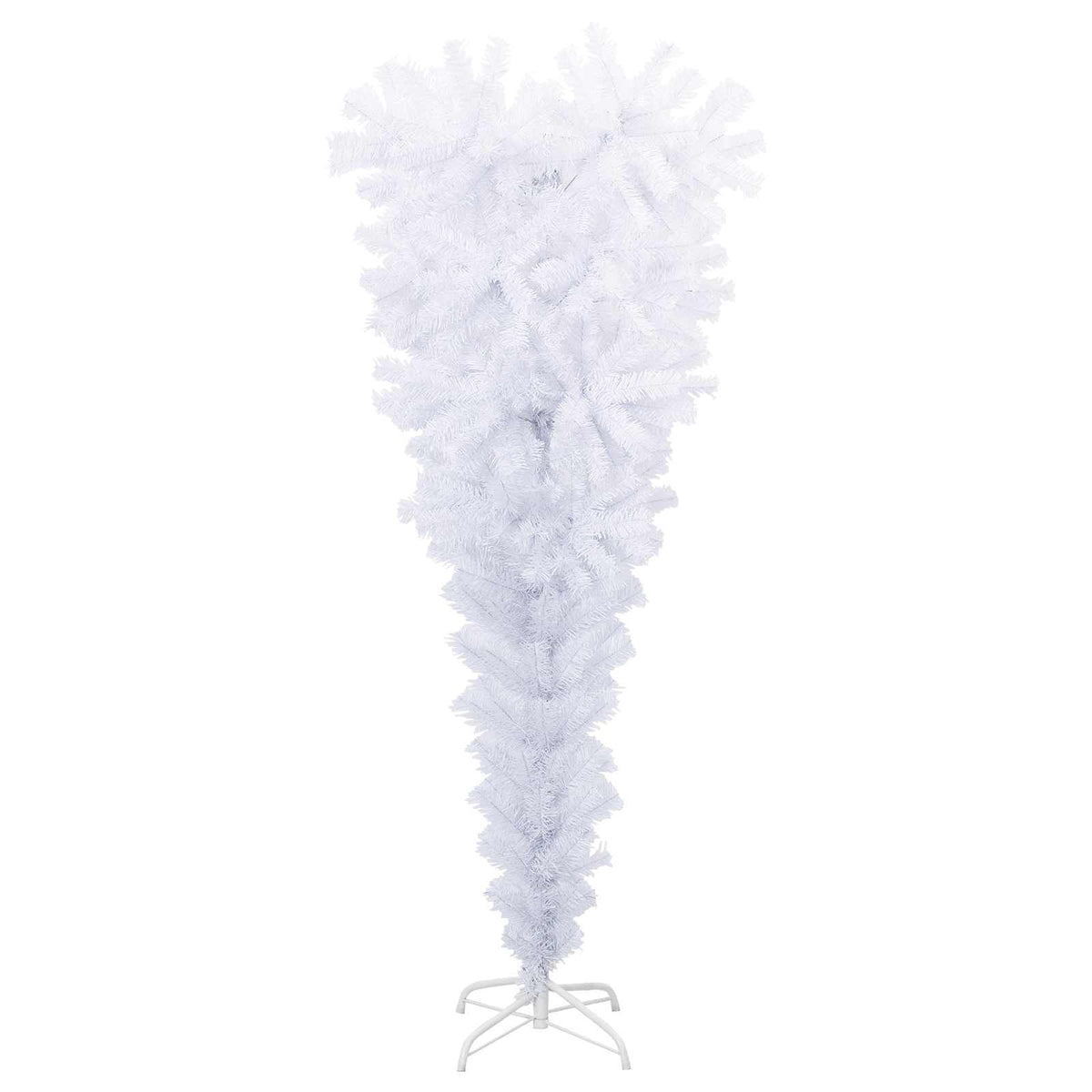 vidaXL Kunstkerstboom met 150 LED Wit 120 cm PVC en Staal