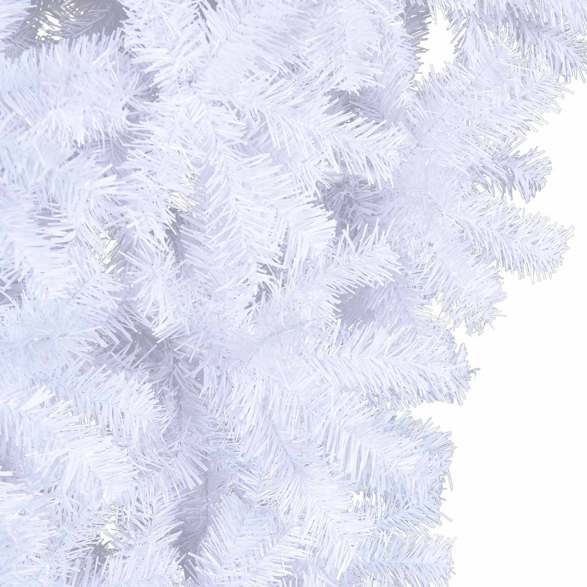 vidaXL Kunstkerstboom met 300 LED Wit 180 cm PVC en Staal