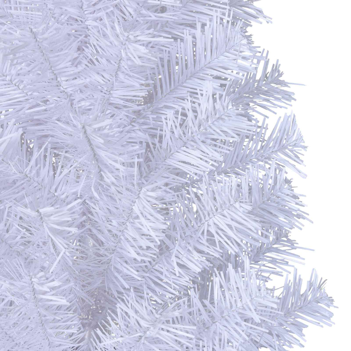 vidaXL Kunstkerstboom met 150 LED Wit 120 cm PVC en staal