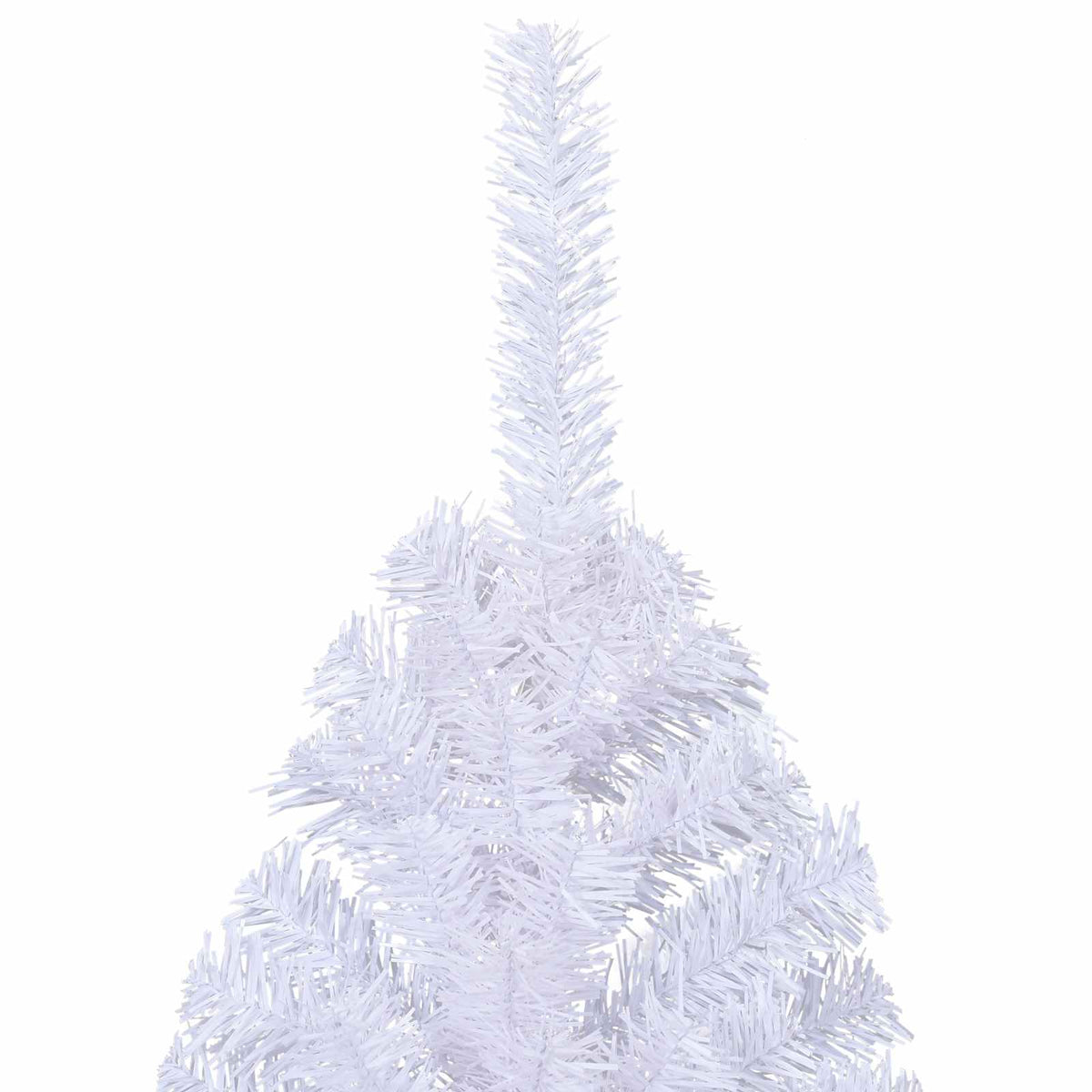 vidaXL Kunstkerstboom met 300 LED Wit 180 cm PVC en staal