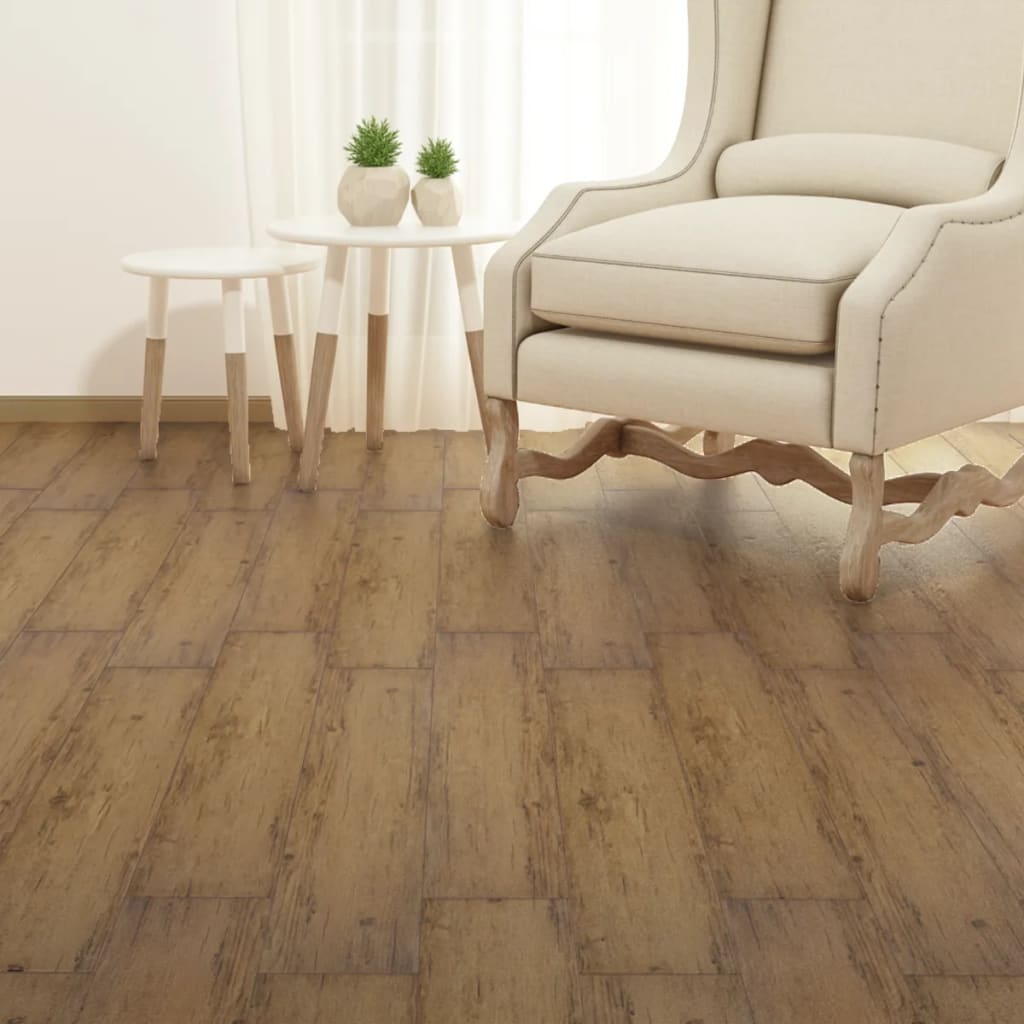 vidaXL Self-adhesive Floor Planks 5.02 m² 2 mm PVC Black and White