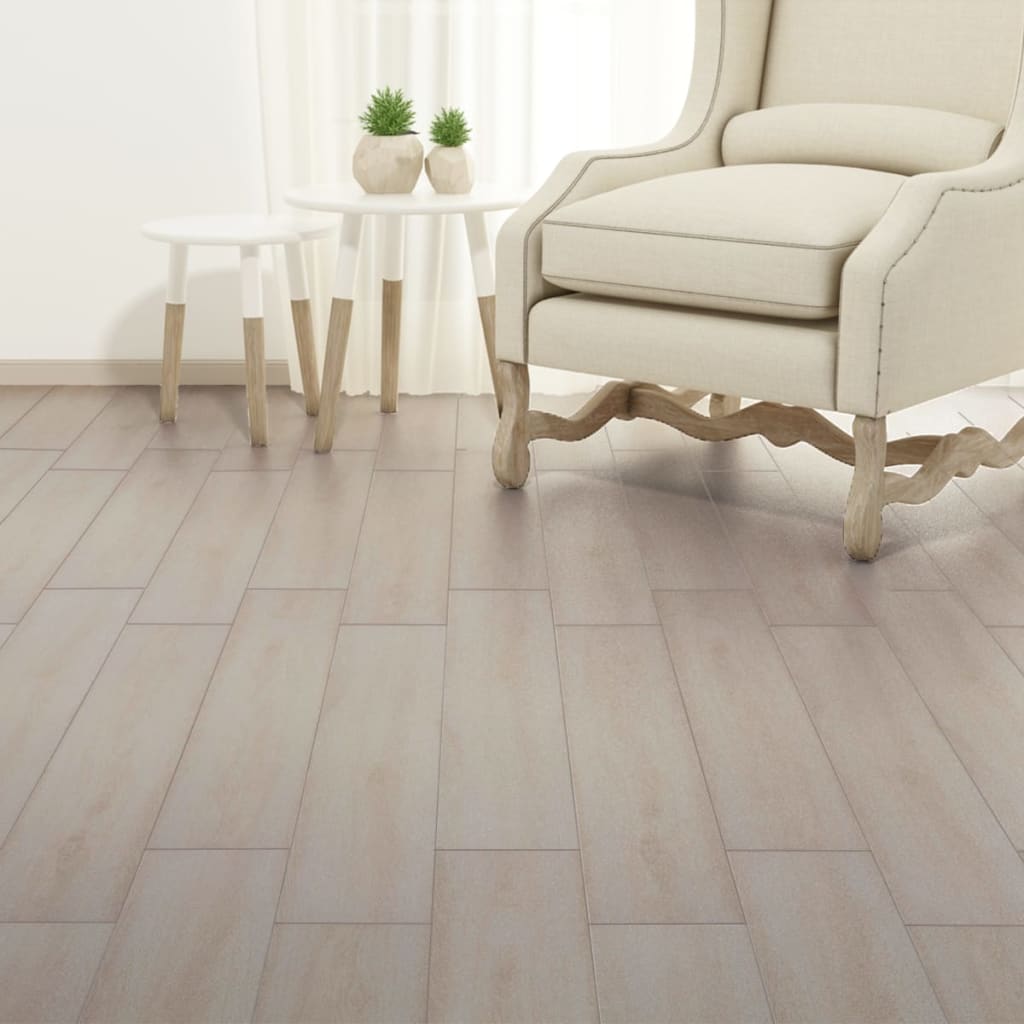 vidaXL Self-adhesive Floor Planks 5.02 m² 2 mm PVC Black and White