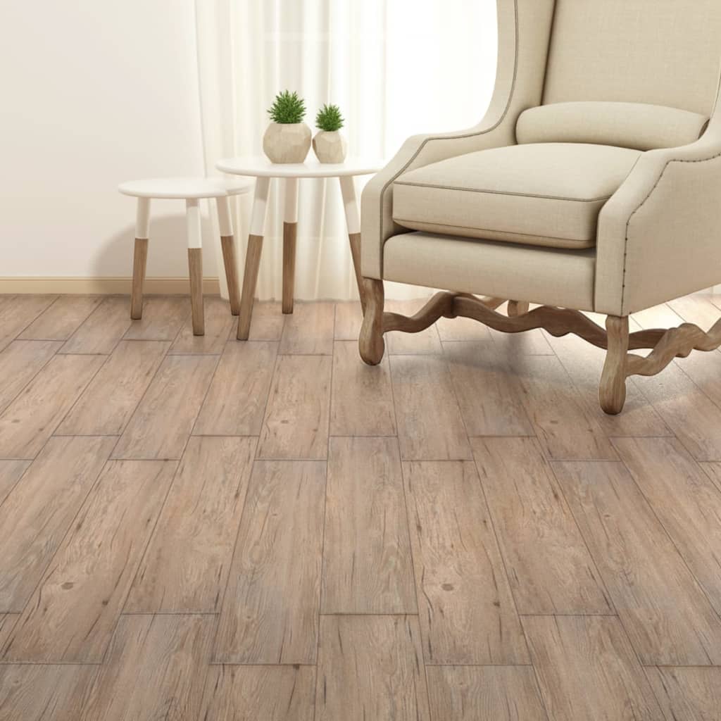 vidaXL Self-adhesive Floor Planks 5.02 m² 2 mm PVC Black and White