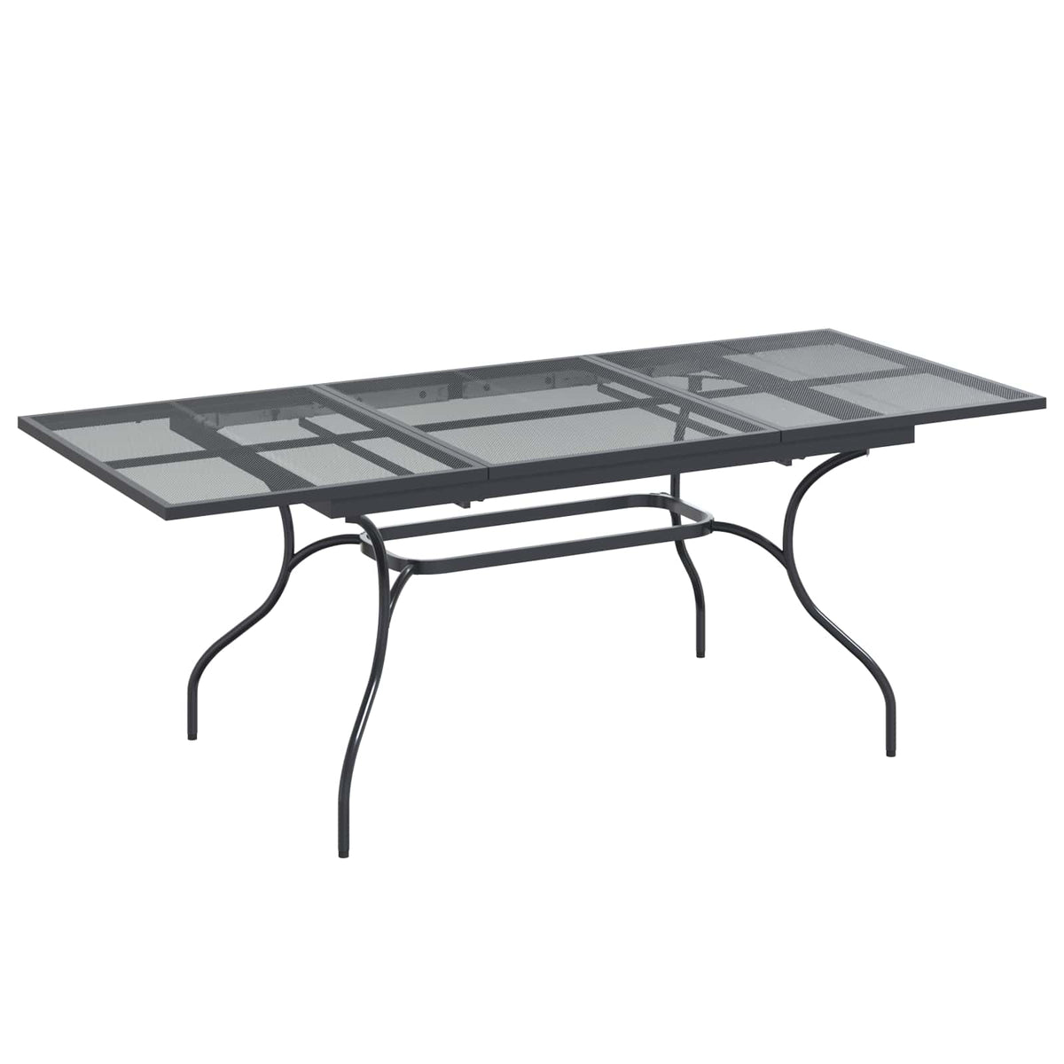 vidaXL Tuin eettafelset 9 pcs Antracietkleurig Staal