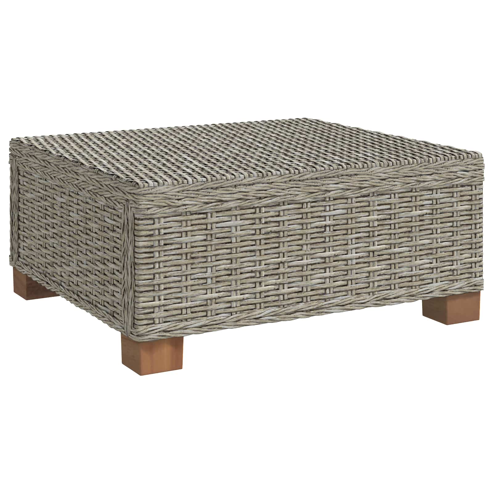 vidaXL 6 st Rieten Loungeset met Kussens GENDT Natuurlijk rattan