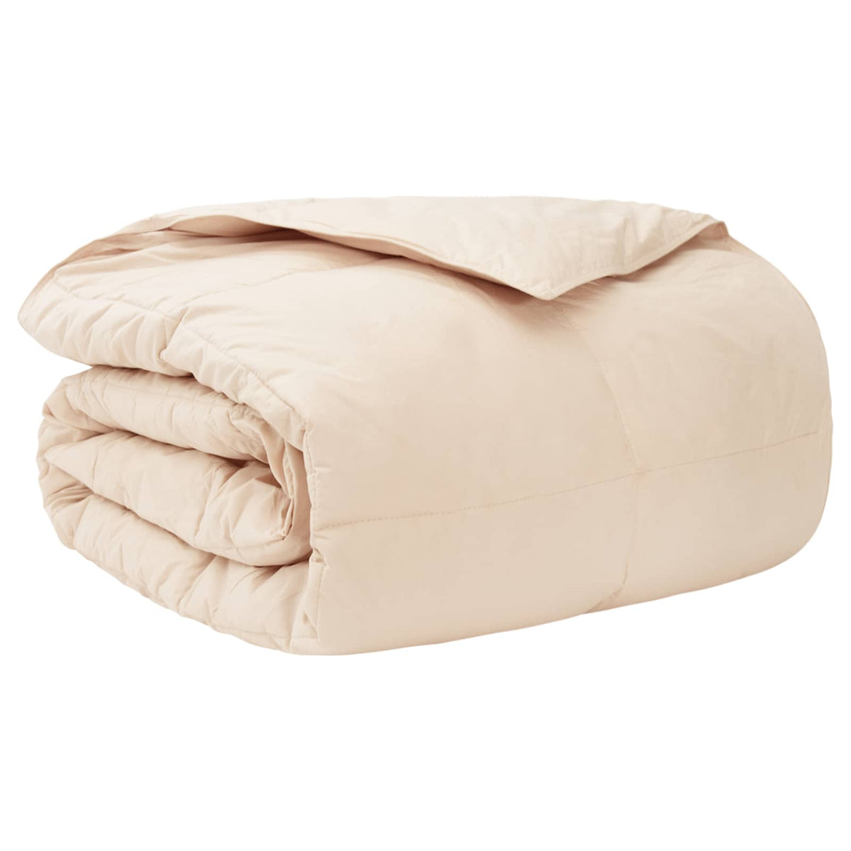 vidaXL Dekbedset 2 st 200 x 200 cm Alle seizoenen Kapokvezel Beige