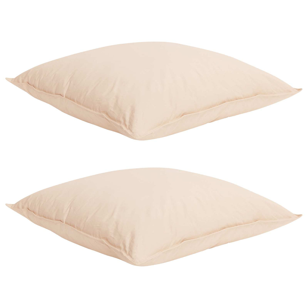 vidaXL Dekbedset 2 st 200 x 200 cm Alle seizoenen Kapokvezel Beige