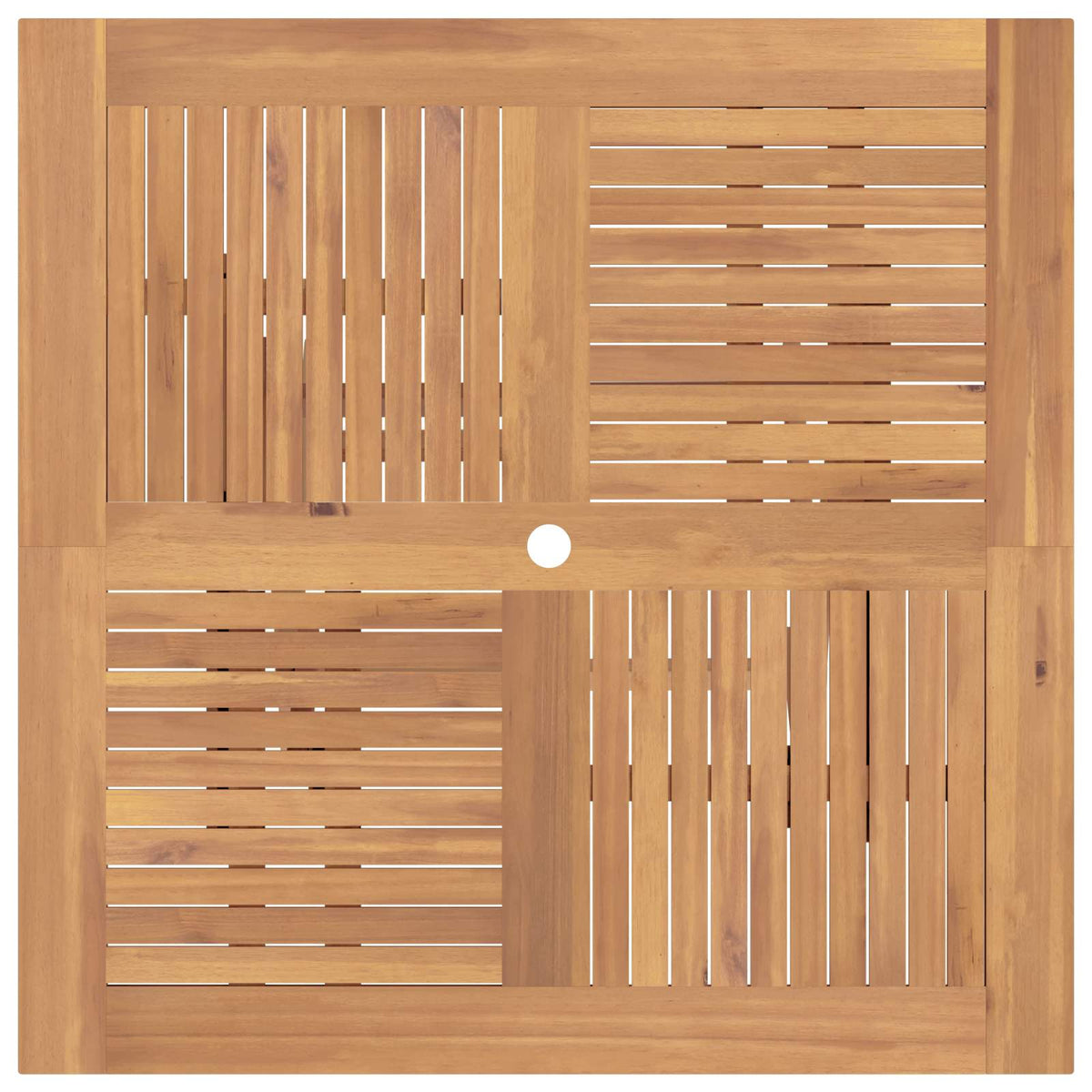 vidaXL Tuinset 5 st Bruin Massief Teakhout