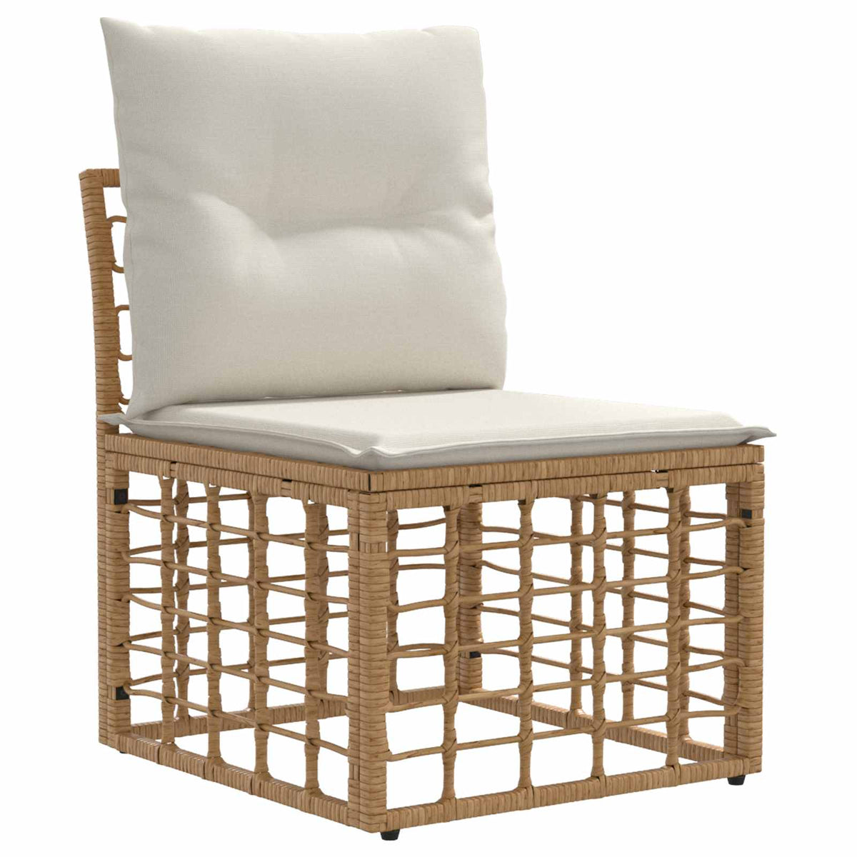 vidaXL Tuinbankenset 6 st Zwart en Donkergrijs poly rattan