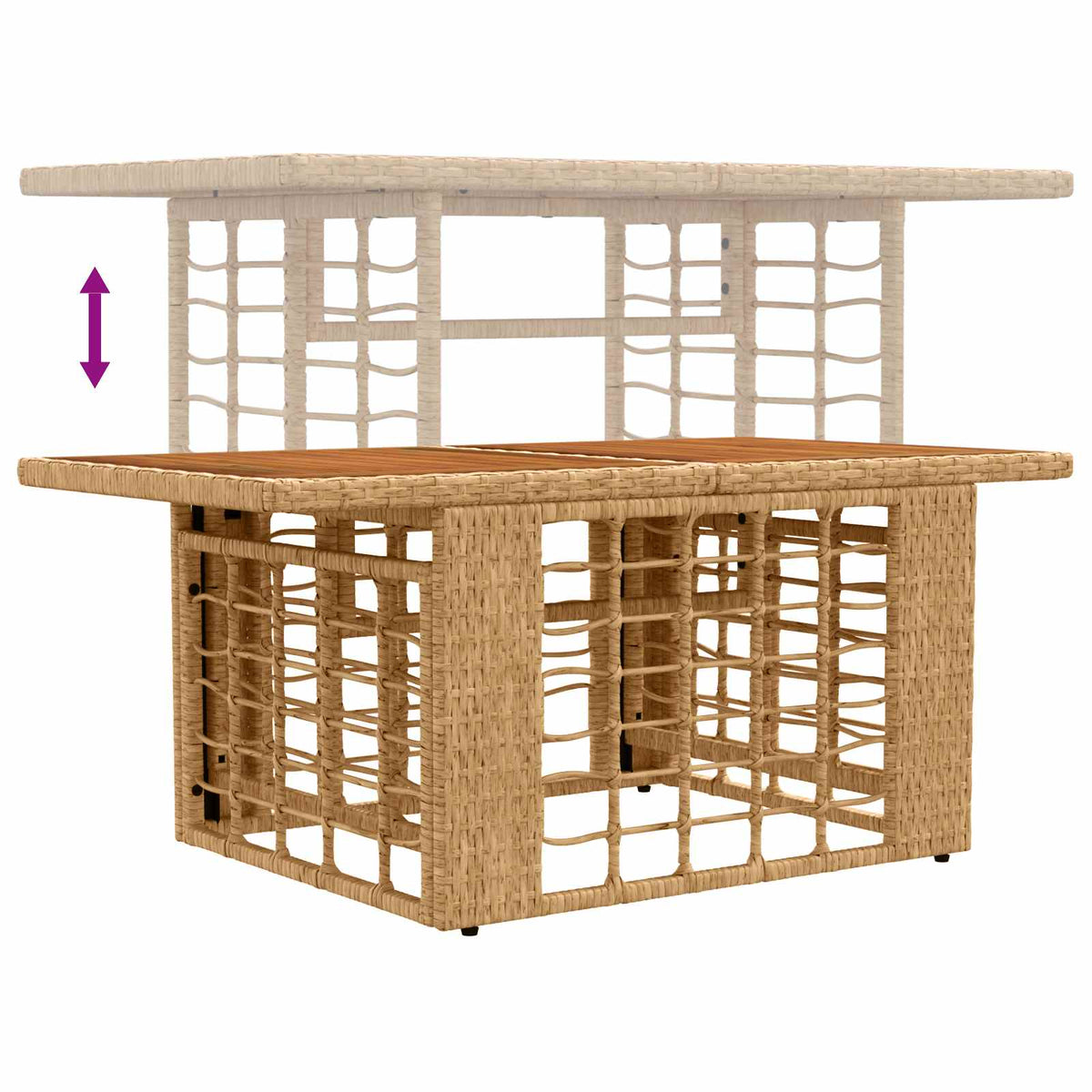 vidaXL Tuinbankenset 11 st Zwart en Donkergrijs poly rattan