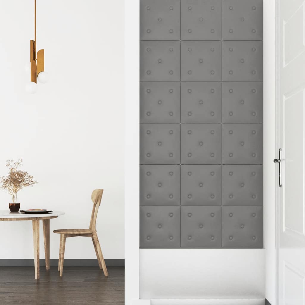 vidaXL Wandpanelen 12 st 1,08 m² 60x15 cm kunstleer wijnrood