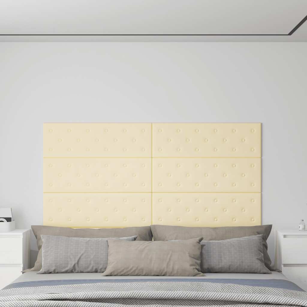 vidaXL Wandpanelen 12 st 1,08 m² 60x15 cm kunstleer wijnrood