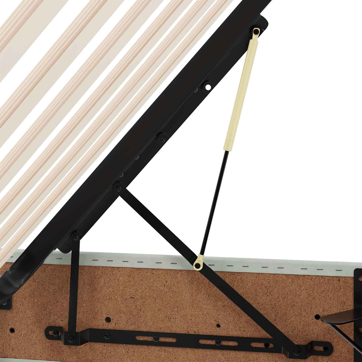 vidaXL Ottoman Bedframe met Opslag met opslag Fluweel