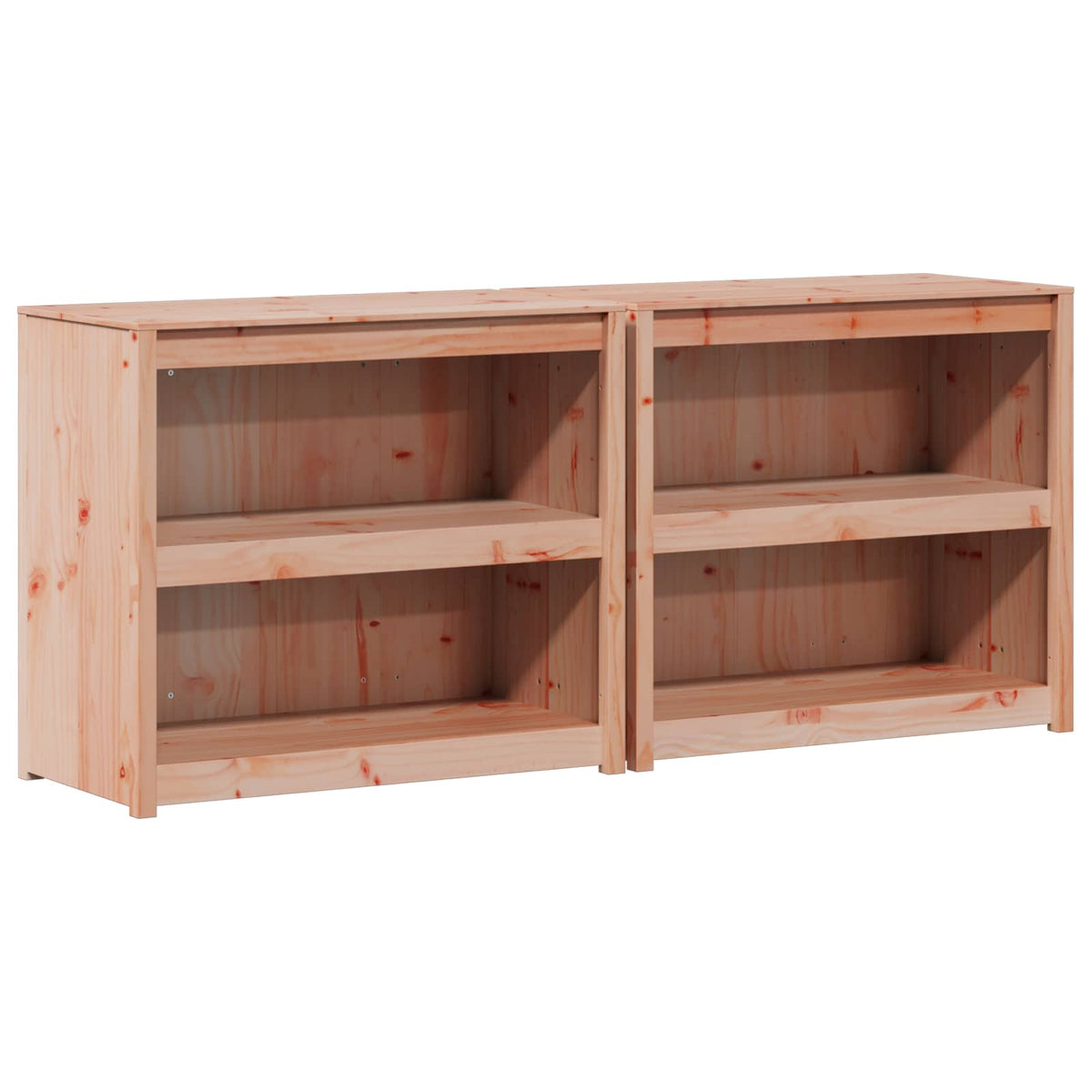 vidaXL Buitenkeukenkast MEPPEL 2 pcs Natuurlijk Douglas