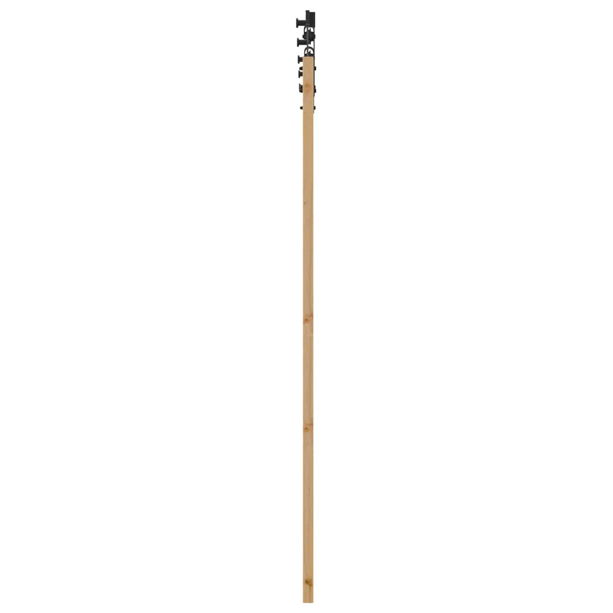 vidaXL Schuifdeur met Hardware Set 61x198.5 cm Massief Hout Grenenhout