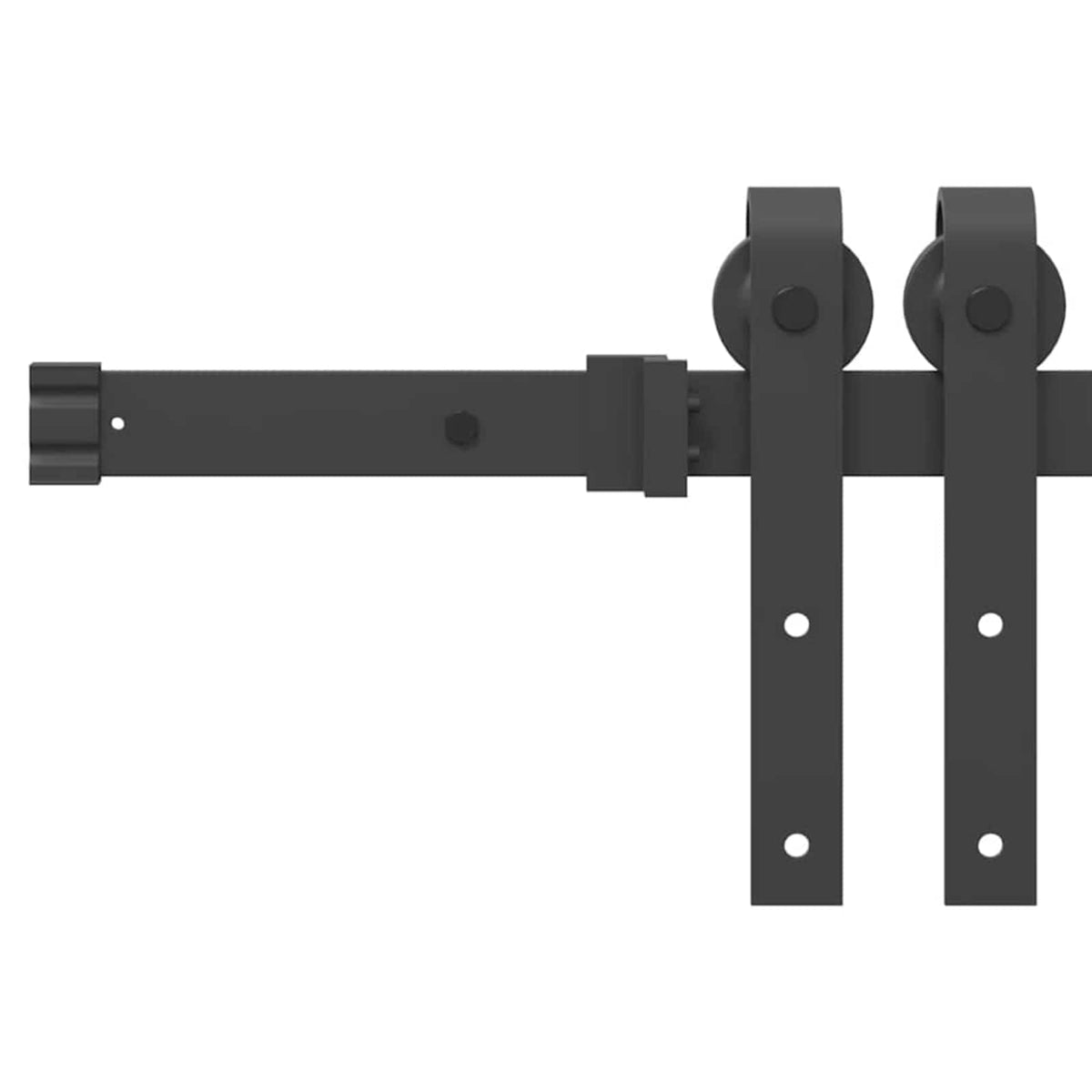 vidaXL Schuifdeur met Hardware Set 61x198.5 cm Massief Hout Grenenhout