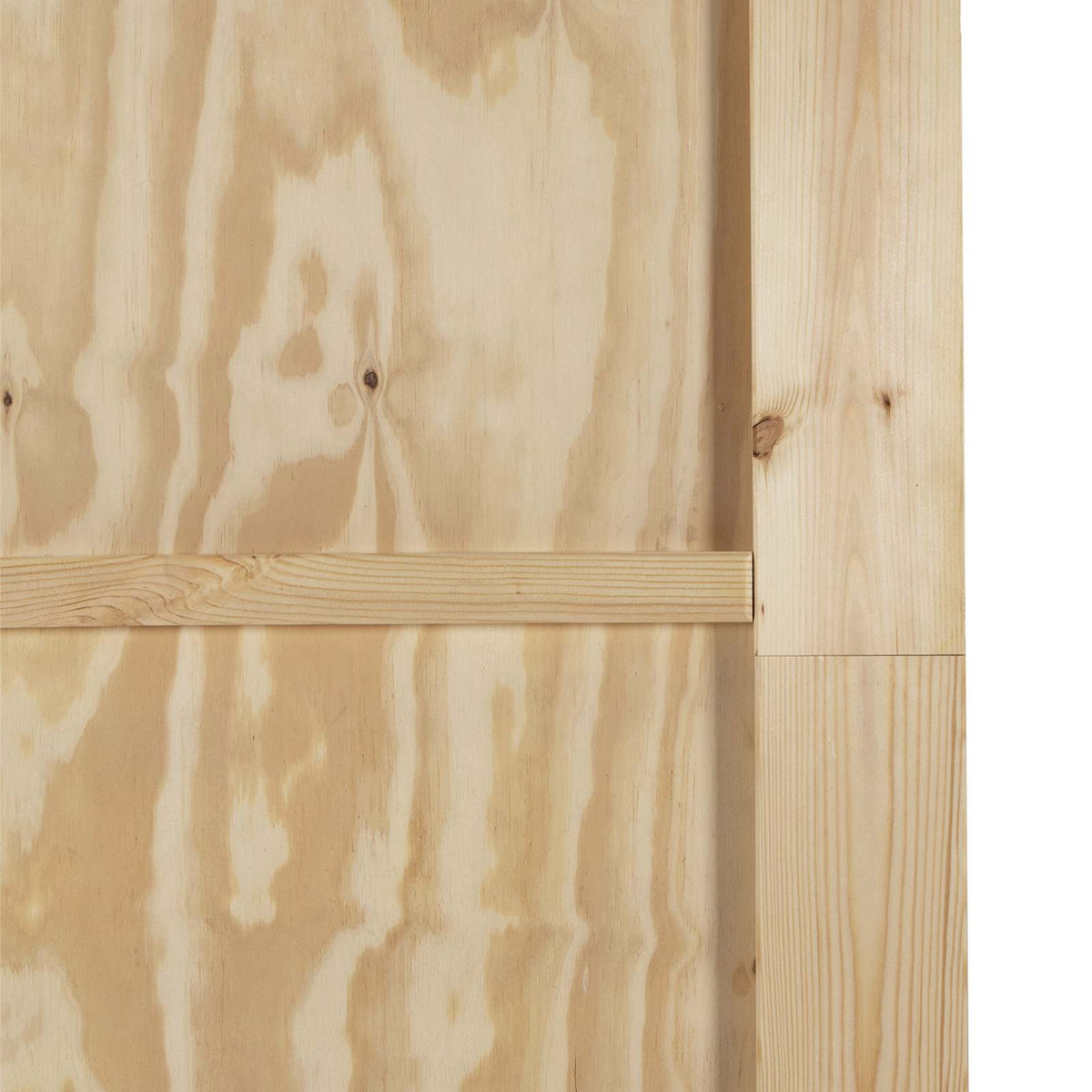 vidaXL Schuifdeur met Hardware Set 61x198.5 cm Massief Hout Bordeaux