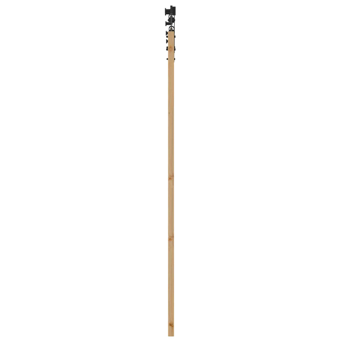 vidaXL Schuifdeur met Hardware Set 61x198,5 cm Massief Grenenhout