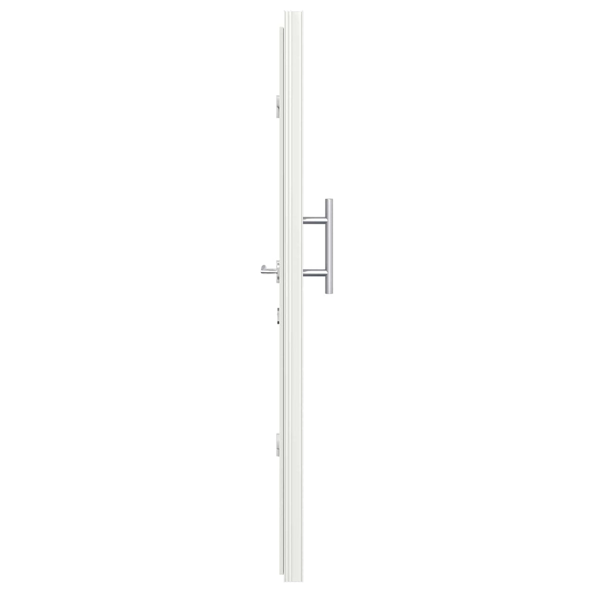 vidaXL Voordeur Wit PVC