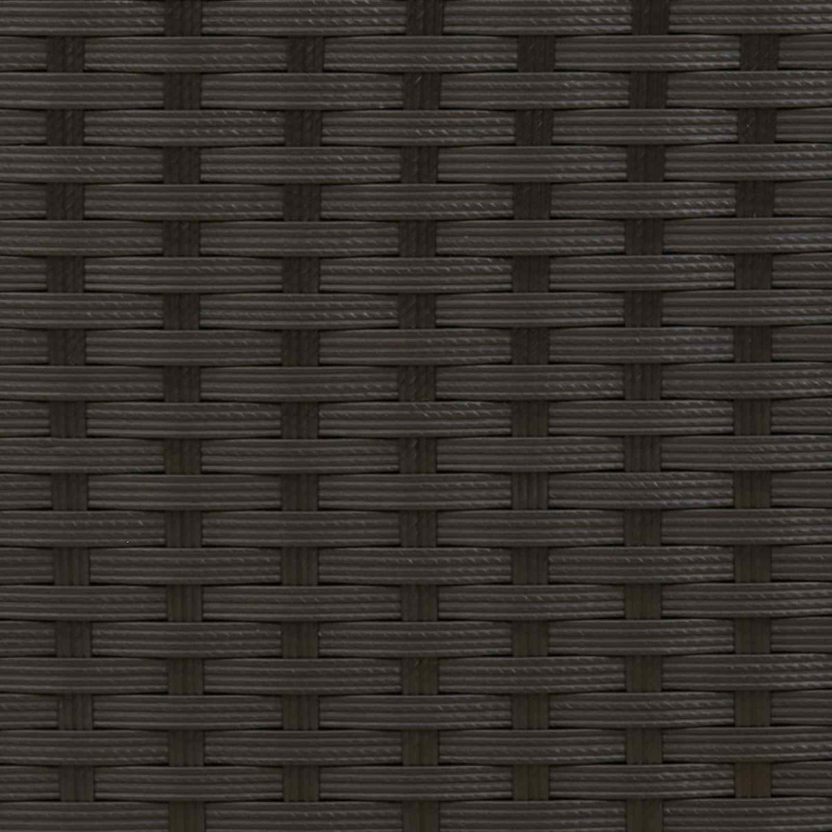 vidaXL Bankstel 5 st Zwart Poly Rattan en Staal