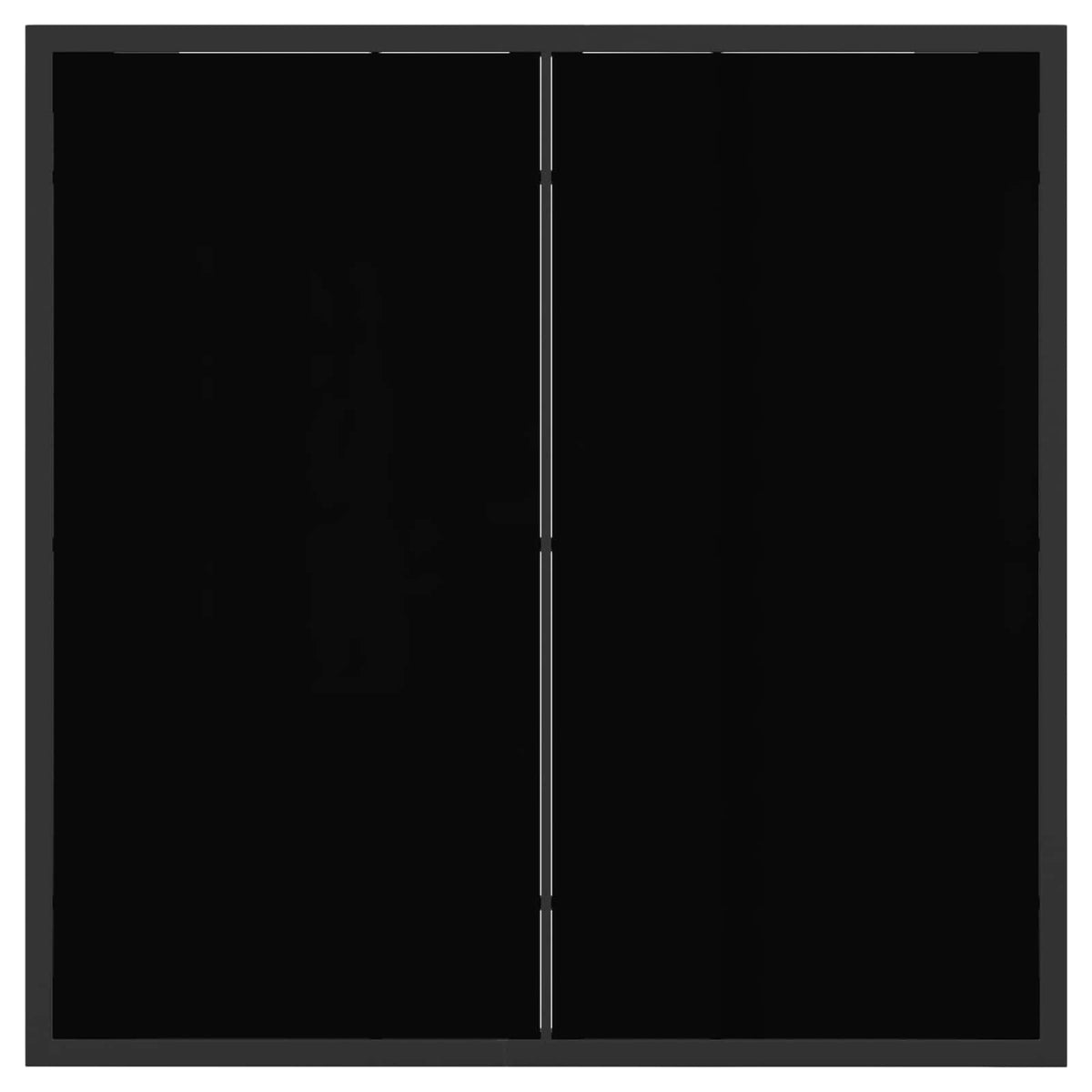 vidaXL Tuin eettafelset 5 pcs Zwart en Anthraciet 80 x 80 x 73 cm