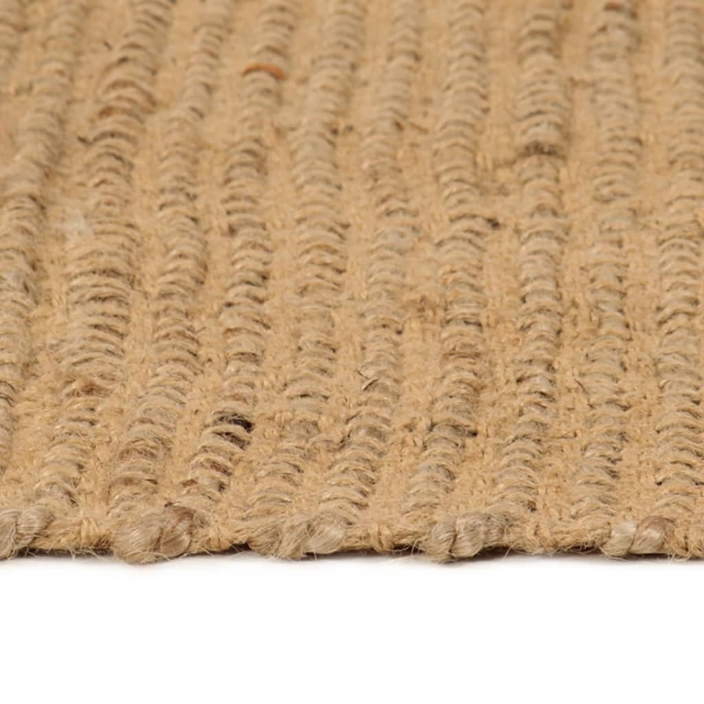 vidaXL Vloerkleed rechthoekig 80x160 cm jute naturel