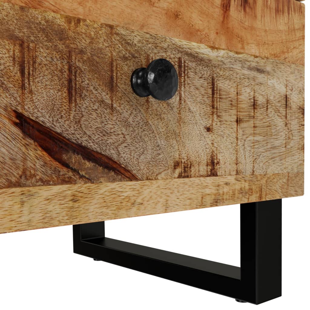 vidaXL Nachtkastjes 2 st 40x33x46 cm massief mangohout