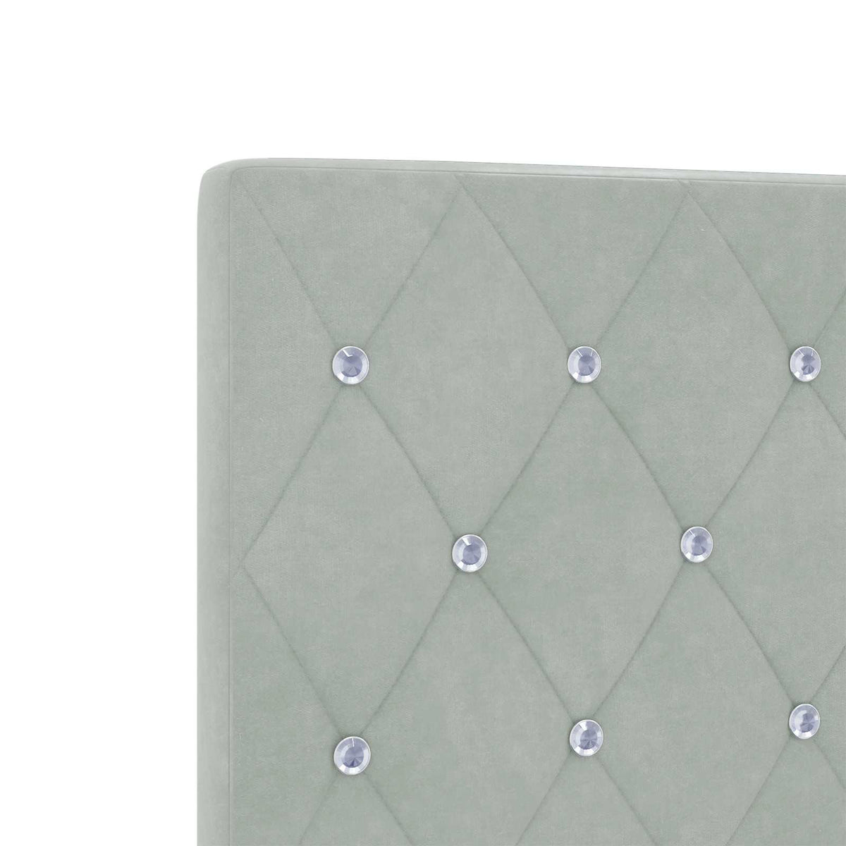 vidaXL Boxspring met matras fluweel blauw 140x190 cm