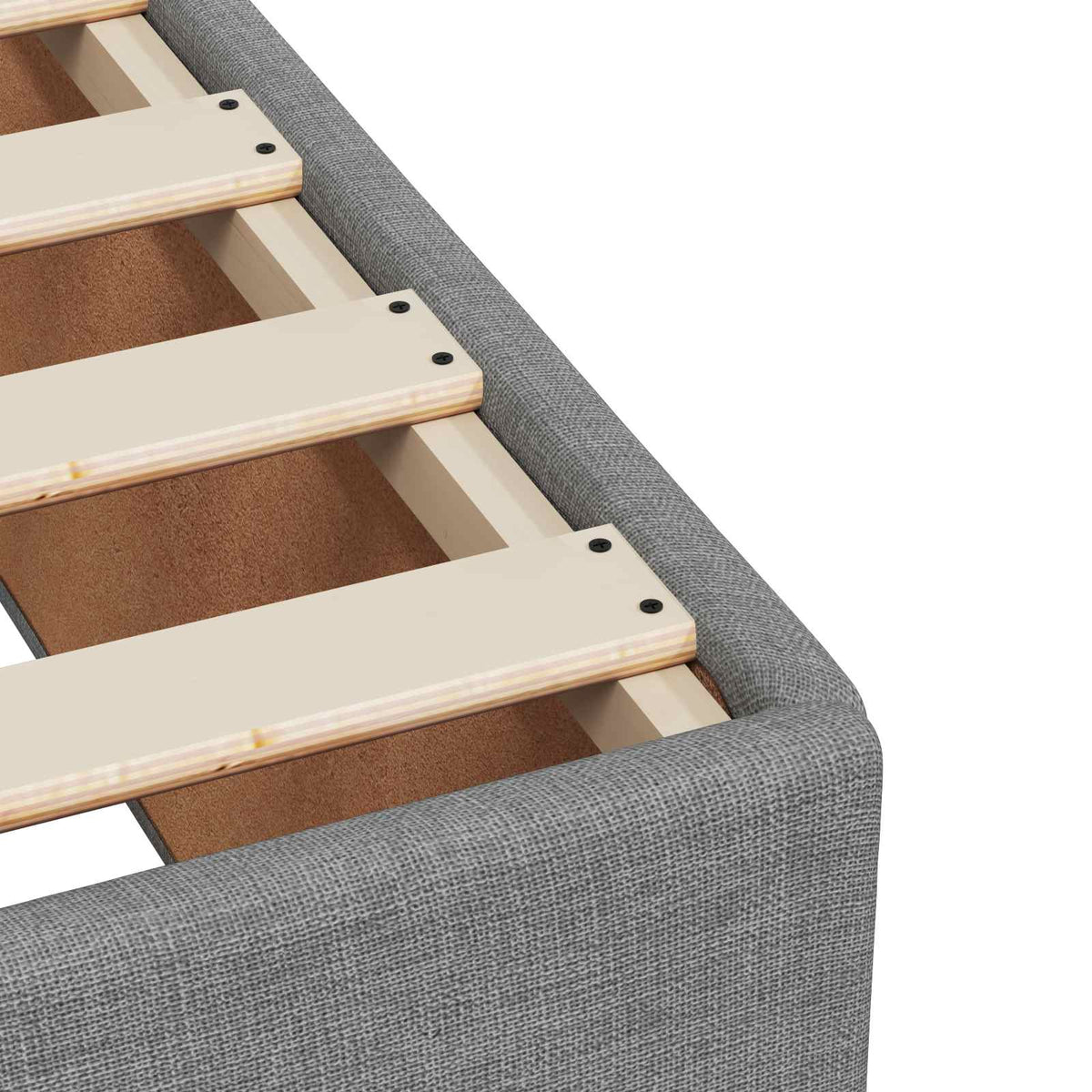 vidaXL Boxspring met matras stof zwart 80x200 cm