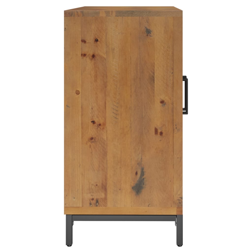 vidaXL Dressoir 75x35x70 cm massief grenenhout bruin - Aashly