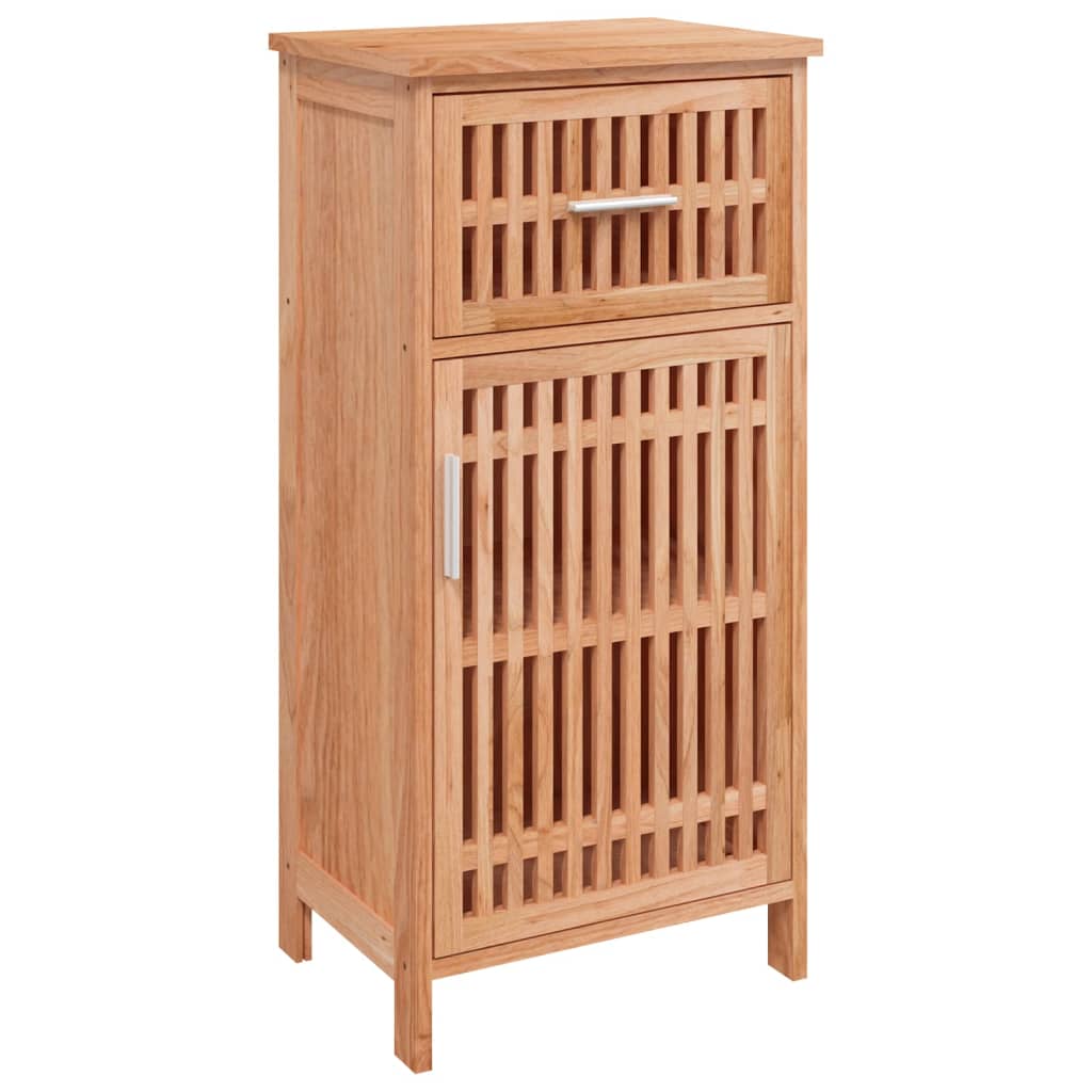 vidaXL Badkamerkast 42x29x82 cm massief walnotenhout - Aashly