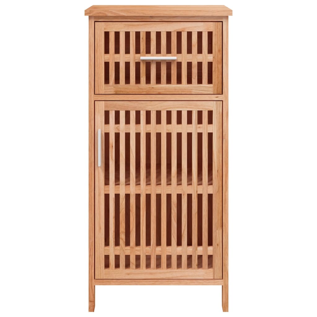 vidaXL Badkamerkast 42x29x82 cm massief walnotenhout - Aashly