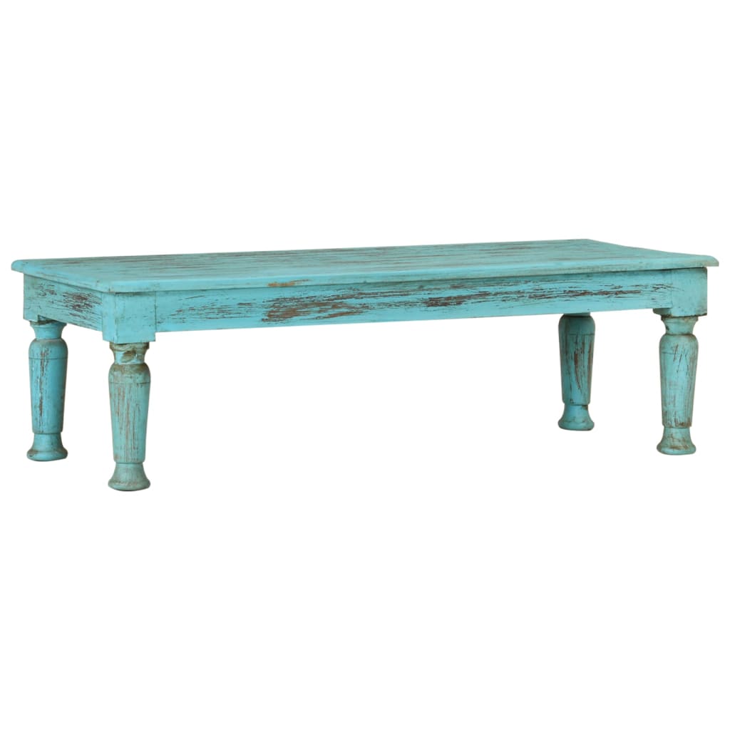 vidaXL Coffee Table 110x50x34 cm Solid Reclaimed Wood