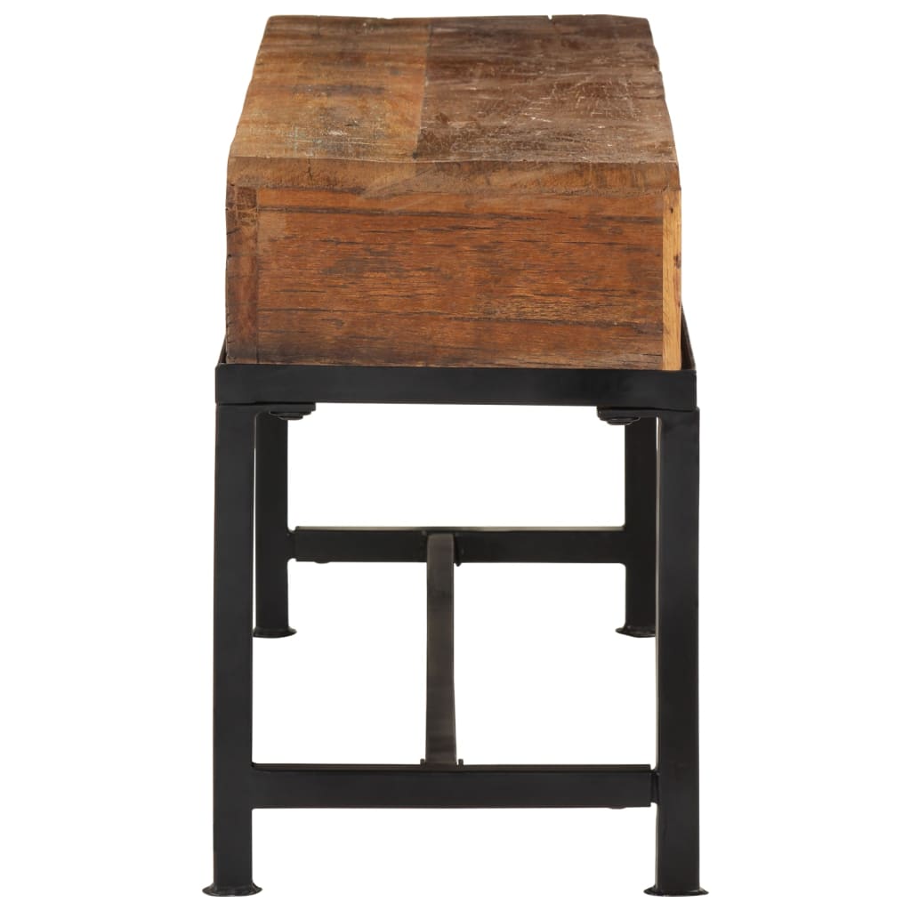 vidaXL Tv-meubel 110x30x46 cm massief gerecycled hout - Aashly