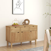 vidaXL Dressoir OTTA 114x43x73,5 cm massief grenenhout - Aashly