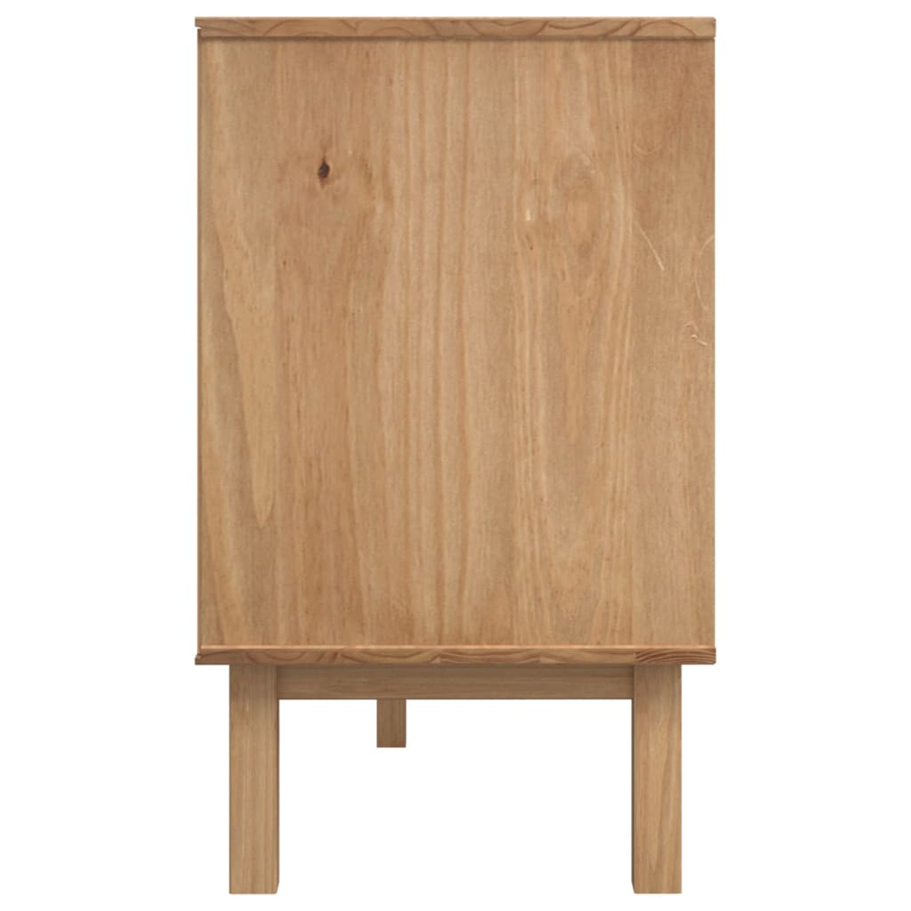 vidaXL Dressoir OTTA 114x43x73,5 cm massief grenenhout - Aashly