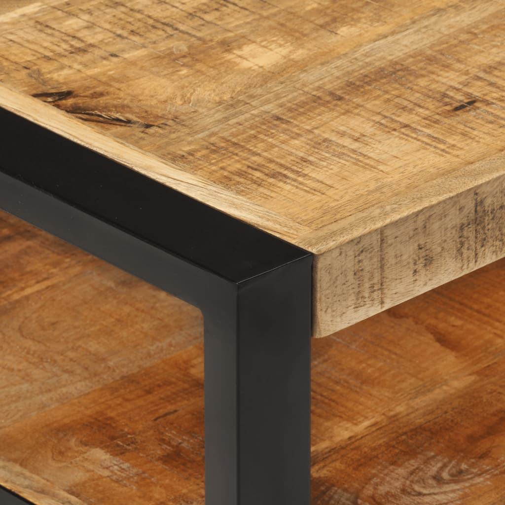 vidaXL Salontafel 120x55x40 cm massief mangohout