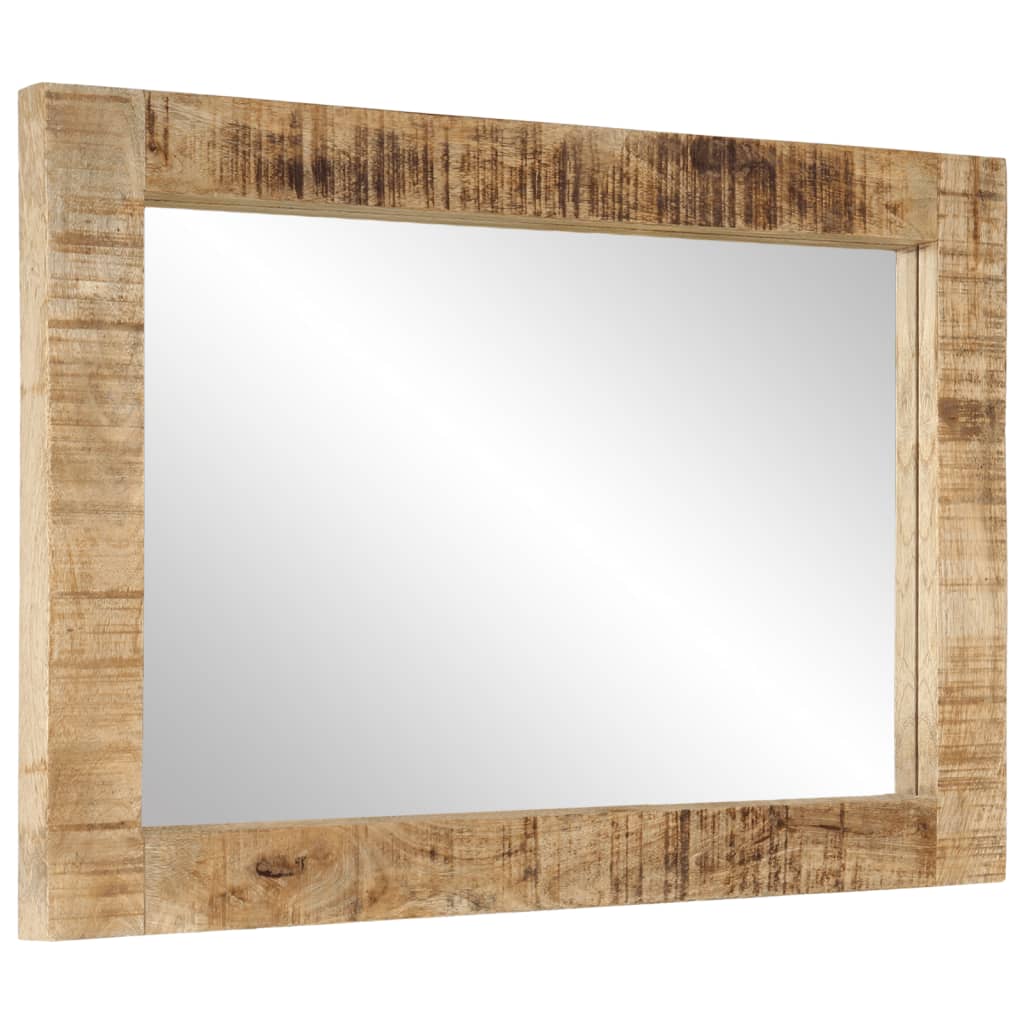 vidaXL Spiegel 70x50 cm massief gerecycled hout en glas