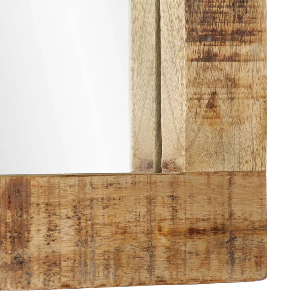 vidaXL Spiegel 70x50 cm massief gerecycled hout en glas