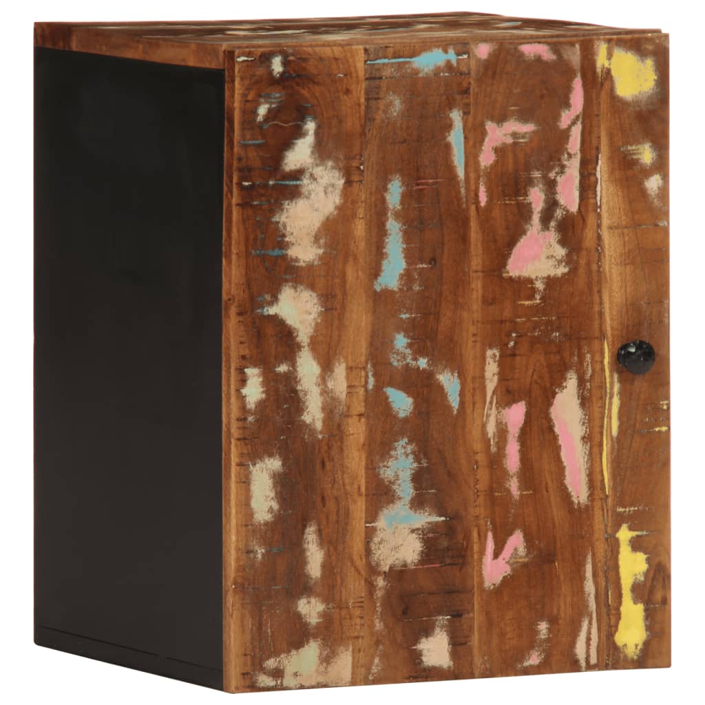 vidaXL Badkamerwandkast 38x33x48 cm massief mangohout - Aashly